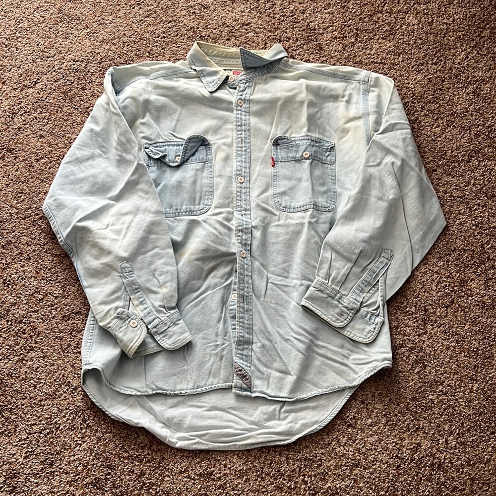 Levi’s jean button down, size XL, worn couple times